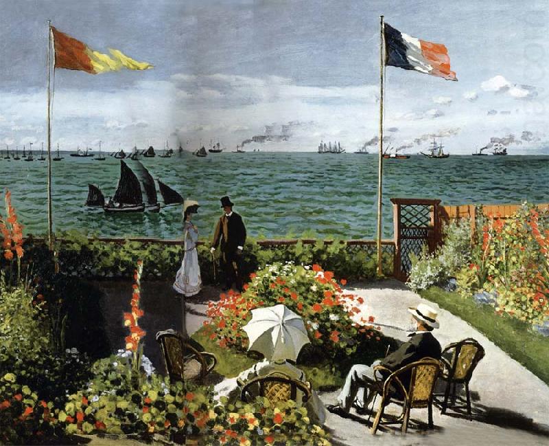 Garden at Sainte  adress, Claude Monet